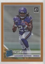 2019 Panini Donruss Optic Rated Rookie Orange Prizm /199 Alexander Mattison 14cm