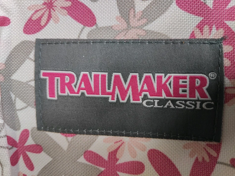 Mochila bandolera Trailmaker flores rosas  Foto 4 de 4