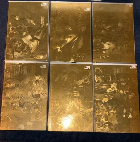 X-MEN AGE OF APOCALYPSE ULTIMATE EDITION GOLD FOIL LOT OF 6 VINTAGE MARVEL 1995