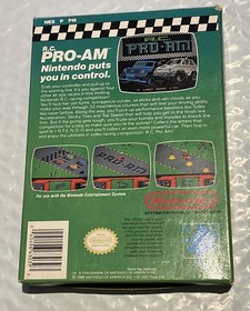 Nintendo R.C. Pro-Am NES Game with Box & Manual Tested Authentic Cib