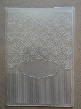 Floral background Embossing Folders, Textured Embossed, transparent