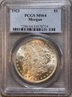 1921 Morgan Dollar $1 PCGS MS64