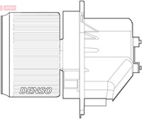 InnenraumgebläSe Denso DEA09066 FüR Fiat VAN Panda 500 312 PXN1A 312AG1A AXG11