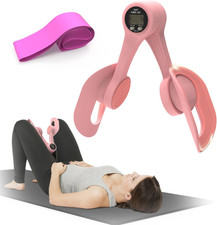 Thigh Trainer, 360 Adjustable Pelvic Floor Exercise Devices with LED Display, In