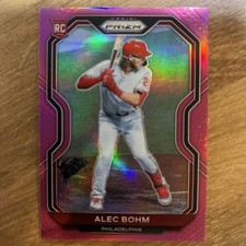 2021 Panini Prizm - Tier II Alec Bohm #140 Pink Prizm (RC) - Phillies