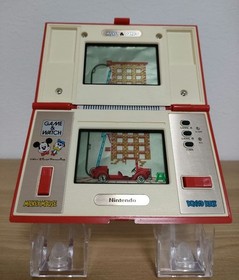 Game Watch MICKEY & DONALD Multi Screen Nintendo DM-53 Handheld Tested very good