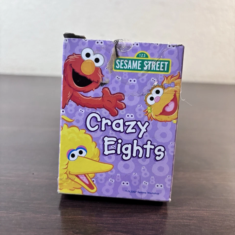 Juego de cartas vintage Sesame Street Crazy Eights  Foto 4 de 4
