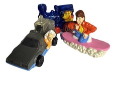Lot 3 Vintage Back to the Future McDonald s Happy Meal Toys DeLorean Fox 1991