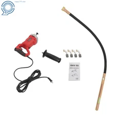 1500W 14400VPM Electric Concrete Vibrator 6.6ft For Cement Concrete Construction