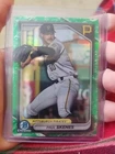 🔥 2024 Bowman Chrome University Paul Skenes Green Lunar SP #BCP-125 Pirates