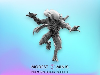 Alien Xeno Brood Grabber - Resin Sci Fi Cyberpunk Aliens Mini | Papsikels