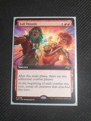 Extended Art Full Throttle DFT-127 - Rare - Magic: The Gathering MTG NM