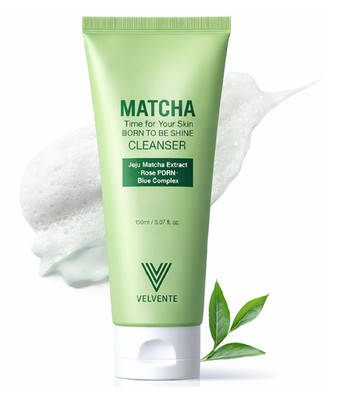 Matcha Gentle Deep Pore Cleansing Facial Cleanser, LowpH Face Wash for Pore R...
