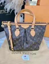 Louis Vuitton Palermo Shoulder Bag PM Brown Canvas