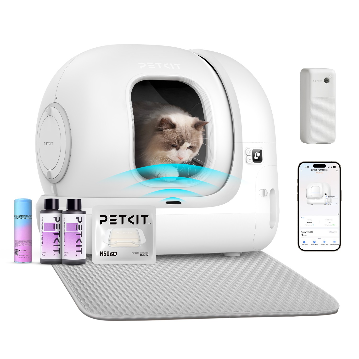With Air Purifier Spray