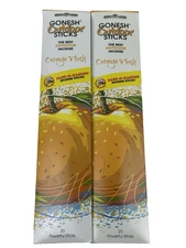 (2) Gonesh Outdoor Sticks Best Yard-N-Garden Incense 20 Sticks Orange USA