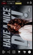 Mankind - Persona SP - Legendary - Topps Slam WWE Chrome 25 Digital