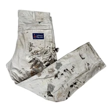 Vintage Dickies Carpenter Pants Size 36x30 White Painter Sherwin Williams