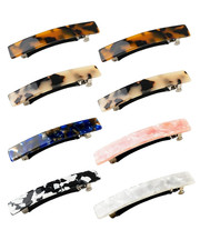 Hair Barrettes, 8 Pcs 3 Inch Acetate Small Clips