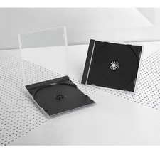 Jewel Case Custodia per CD/DVD - Base Nera (200 Pezzi)