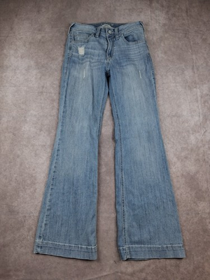 #ad Ariat Jeans Womens 27S Blue High Rise Slim Trouser Bootcut Western Stretch Denim $29.88