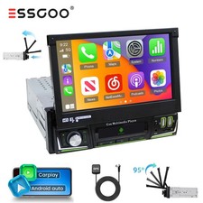 7 Zoll 2G+64GB Android 14 Autoradio 1 DIN GPS NAVI Bluetooth FM/RDS WIFI USB AUX