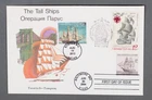 MayfairStamps Russia FDC 1976 Nakano Perfin Tall Ships US Mixed Frank First Day