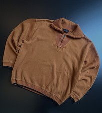 Carlo Colucci Half Zip Pullover | Rostbraun |...