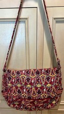 Stephanie Dawn Messenger Bag/Diaper Bag 18" x 14"x 3" Good Condition- Crossover