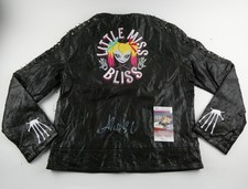 Alexa Bliss Signed Jacket Studded Faux Leather Little Miss Bliss Flaking JSA COA