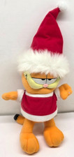Vintage Garfield Cat Plush Christmas Santa Suite Premium Image Group 8"
