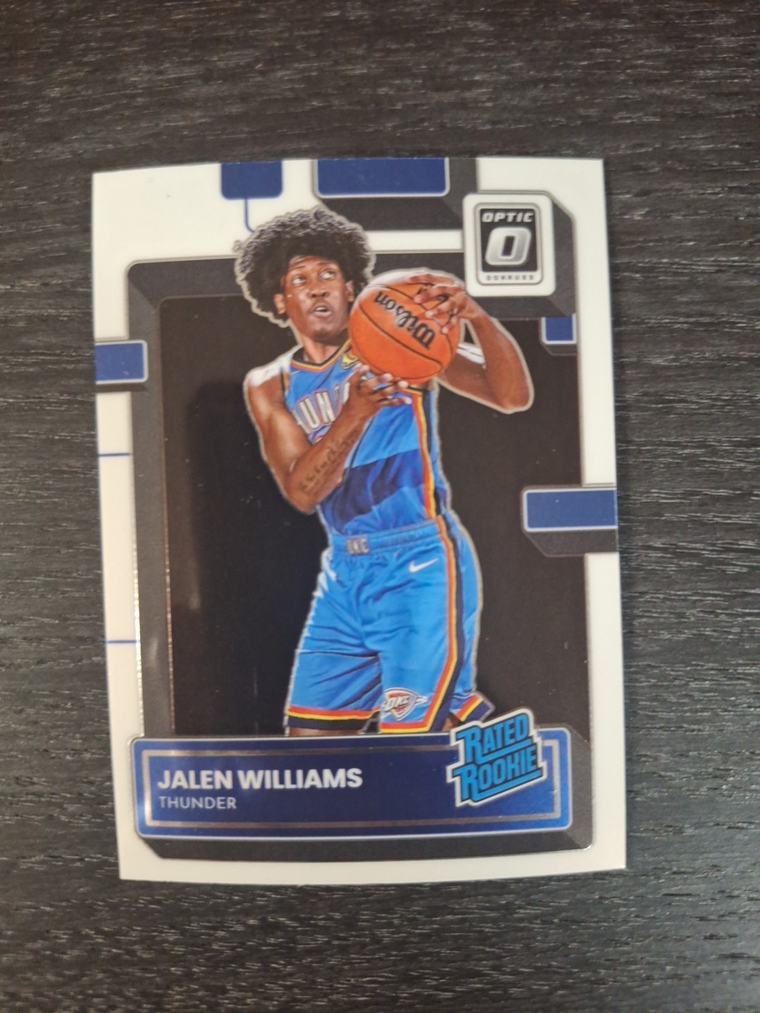 2022-23 Panini Donruss Optic Jalen Williams #235 Rated Rookie Thunder