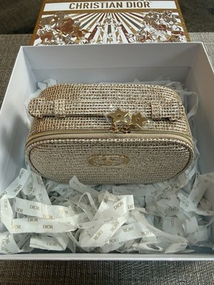 Dior Golden Vanity Case/ Make Up Bag Limited Edition Holiday