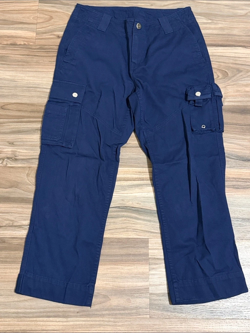 Lauren Ralph Lauren Cargo Capri Pants Navy Women’s Sz. 4P Petite Utility