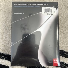 Vintage Adobe Photoshop Lightroom 3 Full Retail Version WIN/MAC W/ Serial Number