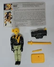 1993 GI JOE MACE V1 ACTION FIGURE W/FILE CARD/HELMET/MISSILE/LAUNCHER/KNIFE