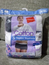 Hanes Tagless Boyshorts size 8/XL