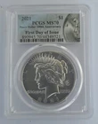 2021 $1 Peace Dollar 100TH Anniversary PCGS MS70 First Day Of Issue Philadelphia