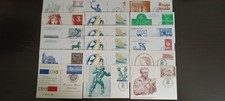 LOT de 18 CARTES ENTIER POSTAUX 1er Jour DIVERS