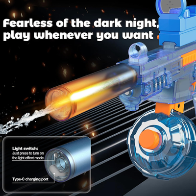 #ad Electric Auto Water Gun Powerful Squirt Blaster Toy for Kids Adults Blue $21.99