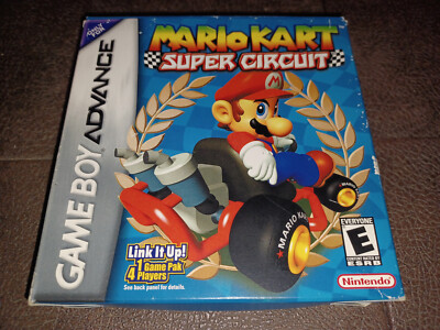 Mario Kart: Super Circuit (Game Boy Advance, 2001) In Original Box