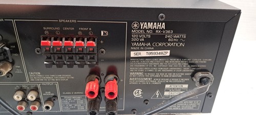 Yamaha RX-V363 - 5.1 Ch HDMI Home Theater Surround Sound Receiver Stereo System - Picture 6 of 9