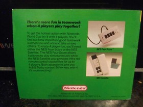 WORLD CUP Soccer Nintendo NES Game Original 1990 Instruction Manual Booklet ONLY