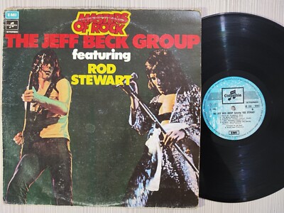 DISCO LP THE JEFF BECK GROUP feat ROD STEWART - MASTERS OF ROCK - 1976 EMI VG+