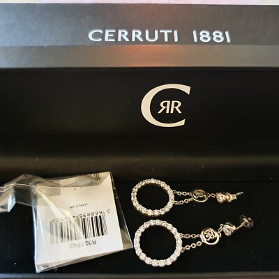 Cerruti 1881 Damen Ohrringe silber mit Zirkonia mit Geschenkbox