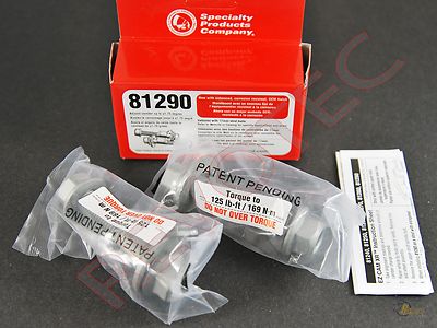 SPC Performance 81290 EZ Cam XR 17mm Adjustable Camber Bolts +/-1.75 Degree