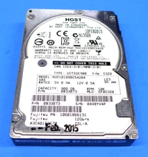 Hitachi HGST 900GB 10K 2.5" 12Gbps SAS Hard Drive HUC101890CS4204 0B33073