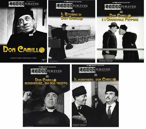 7 Dvd DON CAMILLO e PEPPONE 5 Film collezione serie completa Fernandel nuovo - 第 1/6 張圖片