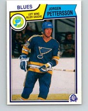 1983-84 O-Pee-Chee #318 Jorgen Pettersson  St. Louis Blues V27792