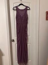 David’s Bridal Dress Size 4 Color Wisteria 